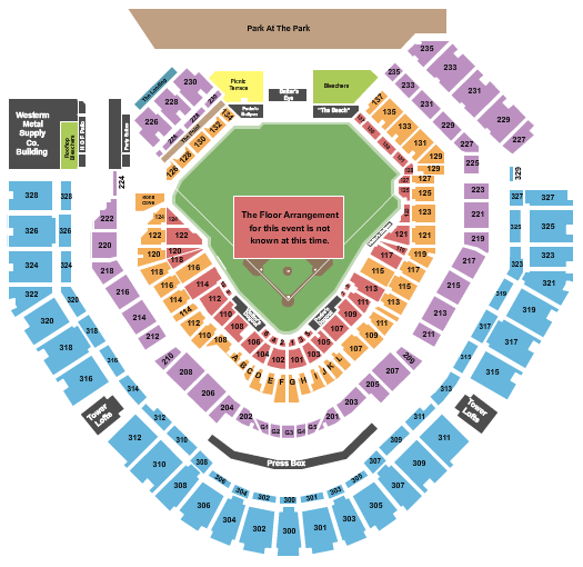 Petco Park Ed Sheeran Seating Chart